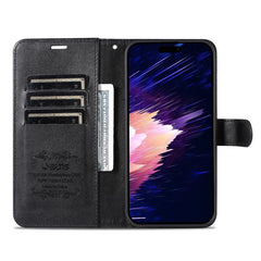 AZNS Sheepskin Texture Flip Leather Phone Case, For iPhone 17e / 16e, For iPhone 17 Pro Max, For iPhone 17 Pro, For iPhone 17, For iPhone Air, For iPhone 16 Pro Max, For iPhone 16 Pro, For iPhone 15 Pro Max