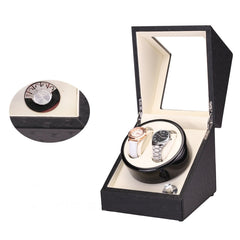 5 Gear Mechanical Automatic Watch Box Electric Motor Watch Shaker, US Plug, 5 Gear, Ostrich Pattern, White, 5 Gear, Crocodile Pattern, White, 5 Gear, Ostrich Pattern, Black, 5 Gear, Crocodile Pattern, Black
