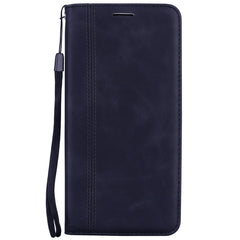 Frosted Business Magnetic Horizontal Flip PU Leather Case with Holder & Card Slot & Lanyard, For iPhone SE 2022 / SE 2020 & 8 & 7, For iPhone 8 Plus & 7 Plus, For iPhone 11 Pro, For iPhone 11