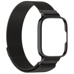2 in 1 Milan Metal Watch Band with Watch Frame, For Redmi Watch 3 Lite / Watch 3 Active