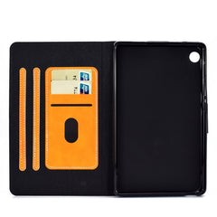 Cowhide Texture Horizontal Flip Leather Case with Holder & Card Slots & Sleep / Wake-up Function, For Huawei MatePad T8, For Huawei MediaPad T5, For Lenovo M10 Plus TB-X606F