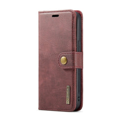 DG.MING Crazy Horse Texture Detachable Magnetic Leather Phone Case, For iPhone 15