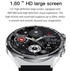 HDT MAX 1.60 inch Black Dial Silicone Band IP68 Waterproof Smart Watch Support Bluetooth Call, Black Dial Silicone Band