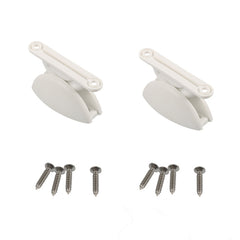 A8627 2 Pair RV Hatch Semi-circular Retainer Kit with Screws
