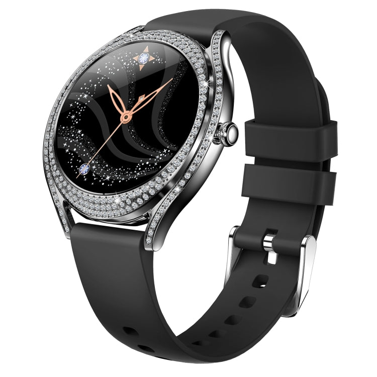 V66 1.28inch BT5.0 Smart Watch Support Heart Rate/ Sleep Detection, Silicone Strap