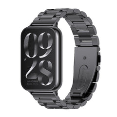 Mijobs Three Beads Stainless Steel Watch Band, For Redmi Watch 6 / 5 / Xiaomi Band 9 Pro