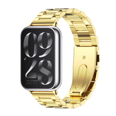 Mijobs Three Beads Stainless Steel Watch Band, For Redmi Watch 6 / 5 / Xiaomi Band 9 Pro