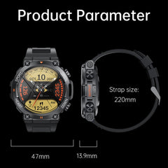 K56 Pro 1.39 inch Smart Steel Strap Wristband Support Heart Rate Monitoring / Blood Pressure Monitoring, Steel Strap (Black Milanese), Steel Strap (Black Three Strains), Steel Strap (Black Bamboo Joint)