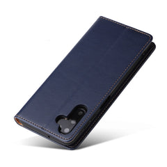Fierre Shann PU Genuine Leather Texture Phone Case, For Samsung Galaxy A15 5G, For Samsung Galaxy A55 5G, For Samsung Galaxy A35 5G, For Samsung Galaxy S24 Ultra 5G, For Samsung Galaxy S24+ 5G, For Samsung Galaxy S24 5G