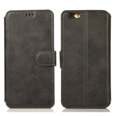Calf Texture Magnetic Buckle Horizontal Flip Leather Case with Holder & Card Slots & Wallet & Photo Frame, For iPhone 6 / 6s, For iPhone 7 / 8, For iPhone 7 Plus / 8 Plus, For iPhone X / XS