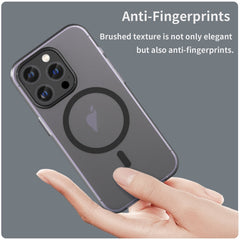 MagSafe Frosted Translucent TPU + PC Full Coverage Phone Case, For iPhone 15 Pro, For iPhone 15 Plus