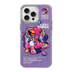 Illustration Pattern Radiation Design Full Coverage Shockproof Phone Case, For iPhone 15 Pro Max, For iPhone 15 Pro