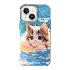 Illustration Pattern Radiation Design Full Coverage Shockproof Phone Case, For iPhone 13, For iPhone 12