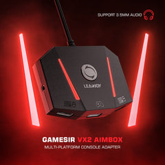 GameSir LeadJoy VX2 AimBox Game Console Keyboard Mouse Converter for Xbox / PS4