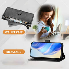 Multi-Card Slots Zipper Wallet Leather Phone Case, For iPhone 11 Pro Max, For iPhone 11, For iPhone 11 Pro, For iPhone X / XS