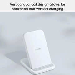 Original Xiaomi 30W Vertical Stand Wireless Charger, Vertical Stand