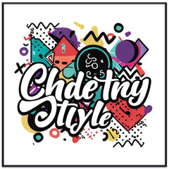 Graffiti Decorative Painting with PS Frame Print On Your Demand, 15x20cm, 20x20cm, 30x30cm, 40x40cm, 50x50cm, 60x60cm, 70x70cm, 80x80cm, 90x90cm