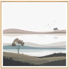 Scenery Decorative Painting with Aluminum Alloy Frame Print On Your Demand, 15x20cm, 20x20cm, 30x30cm, 40x40cm, 50x50cm, 60x60cm, 70x70cm, 80x80cm, 90x90cm