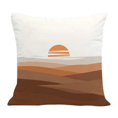 Sunset Printed Sofa Pillow Case No Core Print On Your Demand, 35x35cm, 40x40cm, 45x45cm