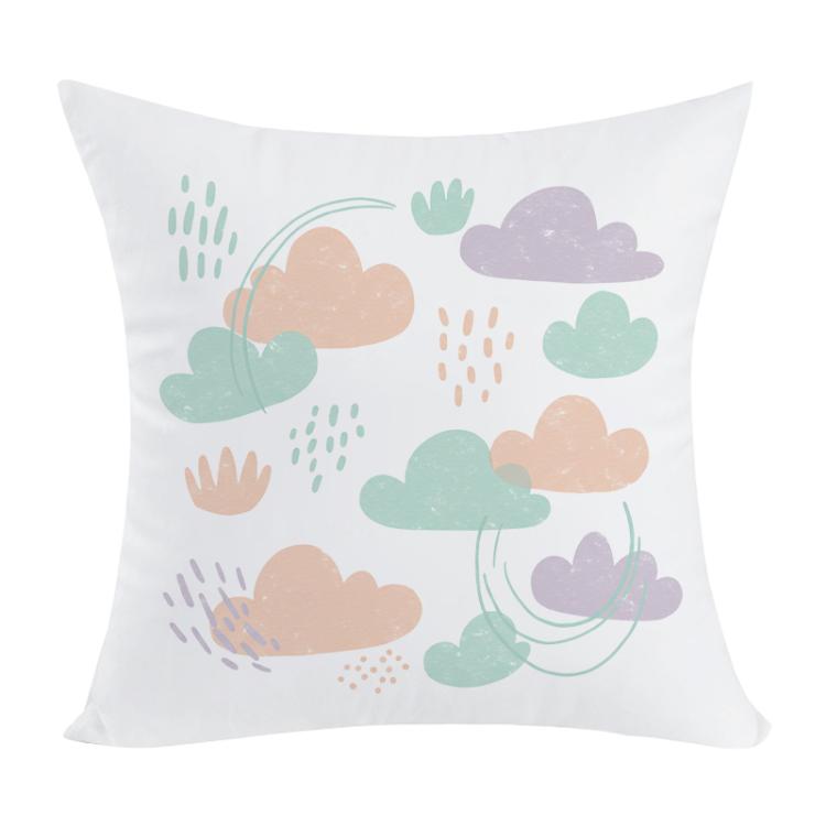 Clouds Printed Sofa Pillow Case No Core Print On Your Demand, 35x35cm, 40x40cm, 45x45cm