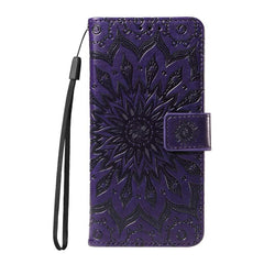 Embossed Sunflower Pattern Flip Leather Phone Case, For vivo V60 Lite 4G, For vivo Y31 5G 2025 / Y21D, For vivo Y400 5G