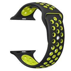 xDfind Two Color Silicone Sports Watch Band, For Apple Watch 46mm / 49mm / 45mm / 44mm, For Apple Watch 42mm / 41mm / 40mm / 38mm