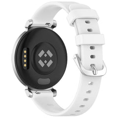 xDfind Quick Release Silver Buckle Silicone Watch Band Wristband, For Garmin Lily 2