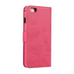 KLT888-2 Retro 2 in 1 Detachable Magnetic Horizontal Flip TPU + PU Leather Case with Holder & Card Slots & Photo Frame & Wallet, For iPhone 6 Plus, For iPhone SE 2022 / SE 2020 / 8 / 7, For iPhone 8 Plus / 7 Plus, For iPhone XS / X
