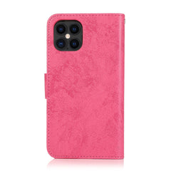 KLT888-2 Retro 2 in 1 Detachable Magnetic Horizontal Flip TPU + PU Leather Case with Holder & Card Slots & Photo Frame & Wallet, For iPhone 12 Pro Max