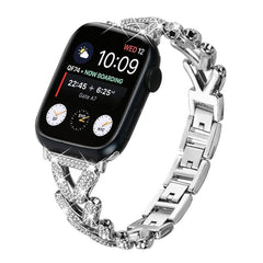 xDfind Small Twist Diamond Metal Watch Band, For Apple Watch 38 / 40 / 41 / S10 42mm 20mm