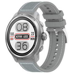 xDfind Hybrid Nylon Braid Silicone Watch Band, 20mm For COROS Pace 2 / Apex 2 42mm
