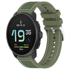 xDfind Hybrid Nylon Braid Silicone Watch Band, 22mm For Suunto Race S / Race / 9 Peak