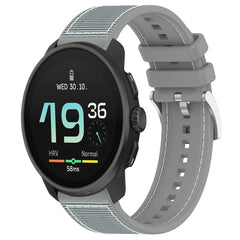xDfind Hybrid Nylon Braid Silicone Watch Band, 22mm For Suunto Race S / Race / 9 Peak