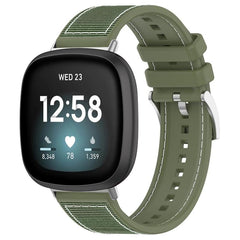 xDfind Hybrid Nylon Braid Silicone Watch Band, For Fitbit Versa 4/Versa3/Sense2/Sense 20mm, For Fitbit Versa 2/Versa/Versa Lite 22mm