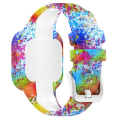 xDfind Steel Buckle Printed Silicone Watch Band, For GarminFit JR3 / Garmin Vivofit JR 3