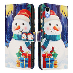 Christmas Series Buckle Leather Phone Case with Hand Strap, For iPhone XR, For iPhone XS Max, For iPhone 8 Plus / 7 Plus