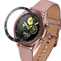 Smart Watch Steel Bezel Ring, A Version, For Samsung Galaxy Watch 3 41mm, For Samsung Galaxy Watch 3 45mm