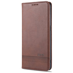 AZNS Magnetic Calf Texture Horizontal Flip Leather Case with Card Slots & Holder & Wallet, For OPPO A91, For Huawei P40, For Huawei P40 Pro, For Samsung Galaxy S10