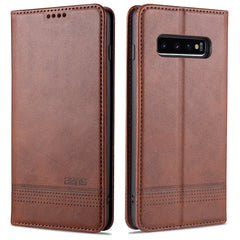 AZNS Magnetic Calf Texture Horizontal Flip Leather Case with Card Slots & Holder & Wallet, For Samsung Galaxy S10+, For Samsung Galaxy S20 FE, For Huawei Honor X10 Max