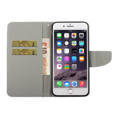 Coloured Drawing Pattern Horizontal Flip PU Leather Case with Holder & Card Slots & Wallet & Lanyard, For iPhone 8 & 7