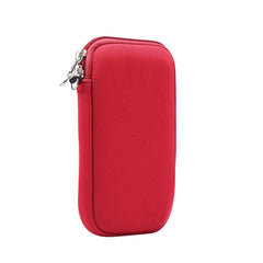 Universal Elasticity Zipper Protective Case Storage Bag with Lanyard For iPhone 12 mini / 4.7-5.4 inch Smart Phones, For iPhone 12 mini