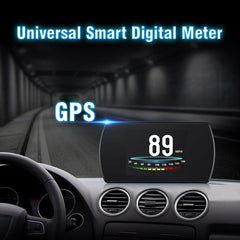 T800 Car HUD Head-up Display GPS Speed Display Speed / Voltage Alarm Altitude Display, T800