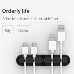 ORICO CBS5 Silicone Material Desktop Cable Manager Winder Fixer, Size: 9.6*2*1.2cm