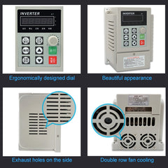 AT1-0450X 0.45KW 220V Single-phase Input Three-phase Output Inverter Motor Governor, AT1-0450X