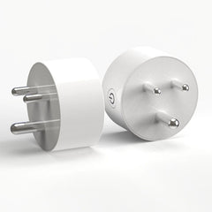 10A Mini Smart WiFi Socket Small South Africa / India Plug Remote Control Timer Switch Electrical Power Adapter with Alexa