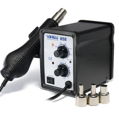 YIHUA 858 AC 220V Adjustable Temperature & Air Flow Hot Air Gun, 858