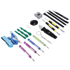 Appropriative Professional Screwdriver Repair Open Tool Kit with Leather Handbag For iPhone 7 & 7 Plus , 6666