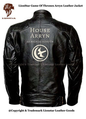Men's Game of Thrones Sigil Leather Jacket | Sheepskin Biker Style | Premium Quality