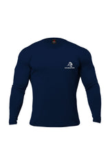 XAPE Garage Strength Long Sleeve Tee - Navy
