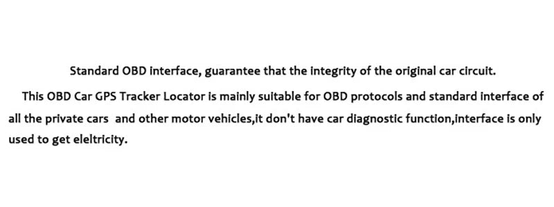 Eliteridegear OBD II GPS tracker with 16-pin OBD plug, showing device connected to a vehicle's OBD port and smartphone app interface